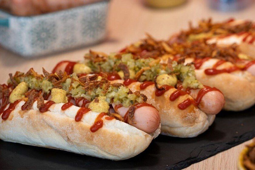 Hotdogs preparados
